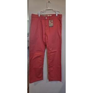 Levi’s 505 Regular Fit Men’s Pants Size 30x30 – Red Salmon Chino Jeans NWT